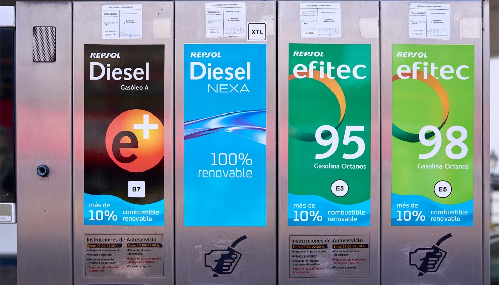 Repsol cuenta con 998 estaciones de servicio con distribuci�n de Diesel Nexa 100% renovable en Espa�a y 63 en Portugal