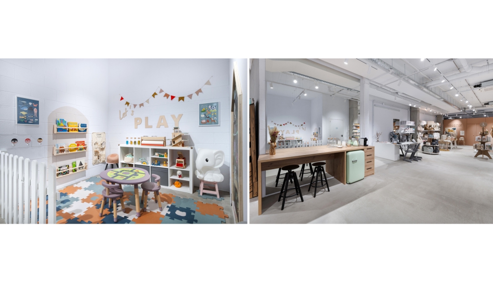 La tienda cuenta con diferentes �reas, como la de juegos y el coffee bar