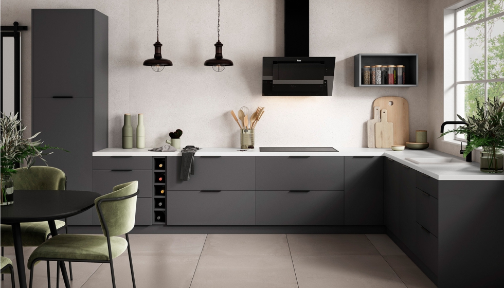 Cocina Zen Gris Oscuro