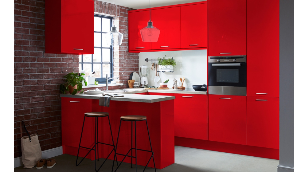 Cocina Luxury Roja