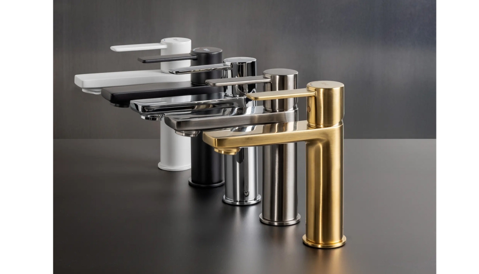 La diversificacin de acabados en griferas es una tendencia al alza. Serie Targa de Roca