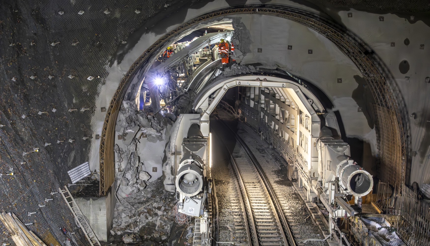 Sistema de Ampliacin de Tneles (TES) de Herrenknecht