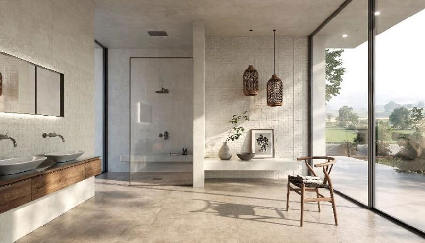 Gracias a las caractersticas de la cermica se convierte en un material ideal para las zonas hmedas