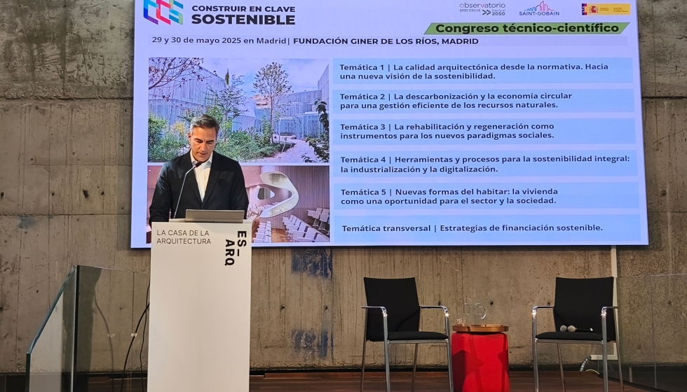 Intervencin del secretario general de Agenda Urbana, Vivienda y Arquitectura, Iaqui Carnicero