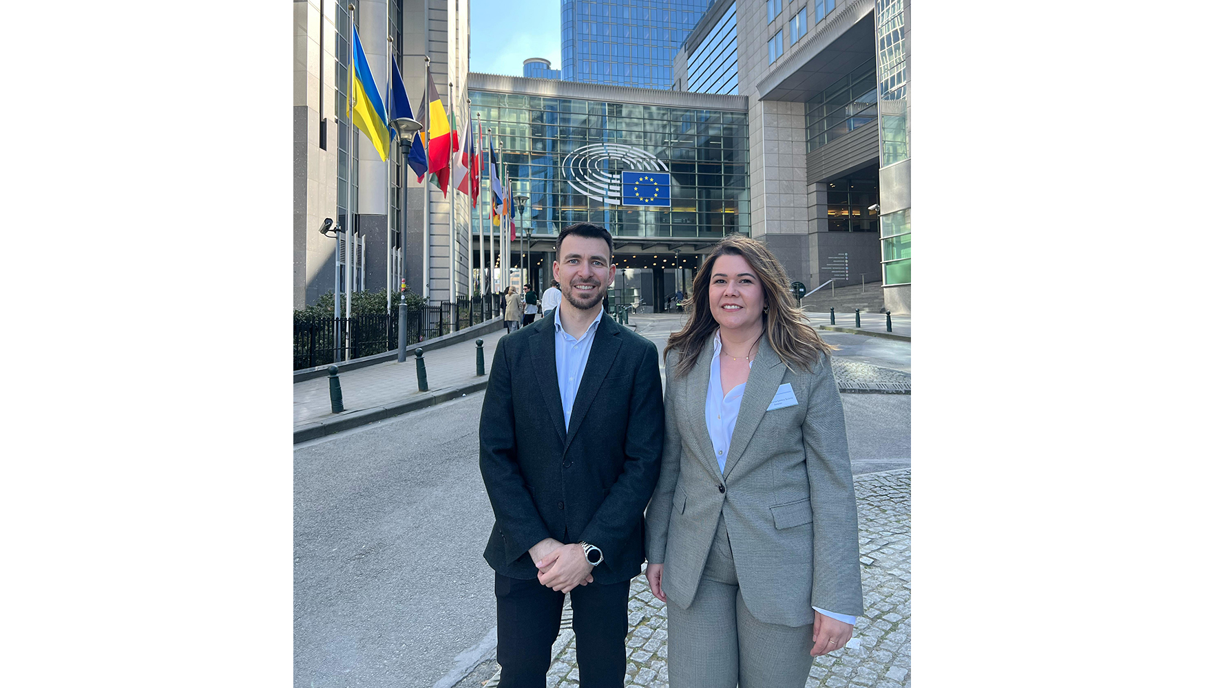 Rafael Ancio y Macarena G�mez en Bruselas