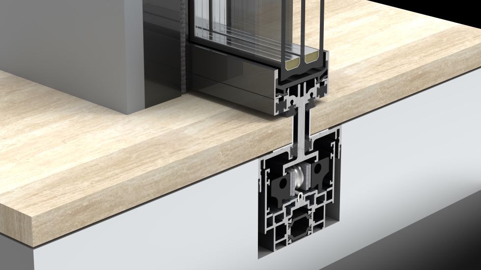 Detalle de la integraci�n del sistema TuttaVista Galandage de Ayuso con el sistema de suelo integrado