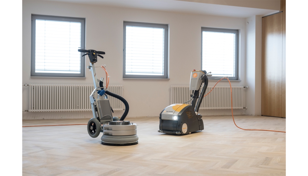 La lijadora de banda la Pallmann Cobra cuenta con un dise�o muy innovador