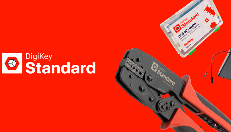 La cartera de productos DigiKey Standard incluye placas de prueba sin soldar, pelacables, reglas de placa CI, entre otras muchas referencias... La cartera de productos DigiKey Standard incluye placas de prueba sin soldar, pelacables, reglas de placa CI, entre otras muchas referencias...