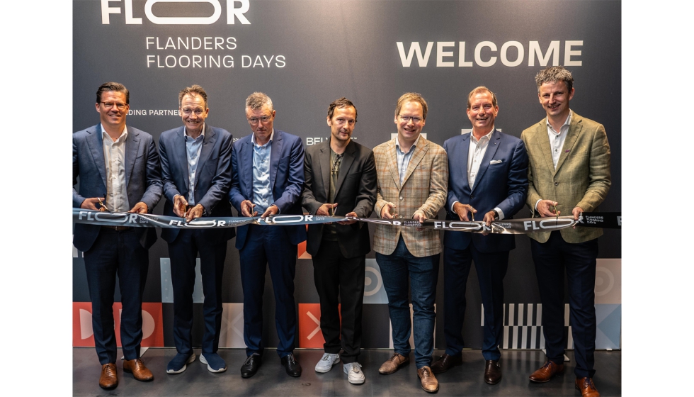 Un momento de la inauguraci�n de Flanders Flooring Days 2024