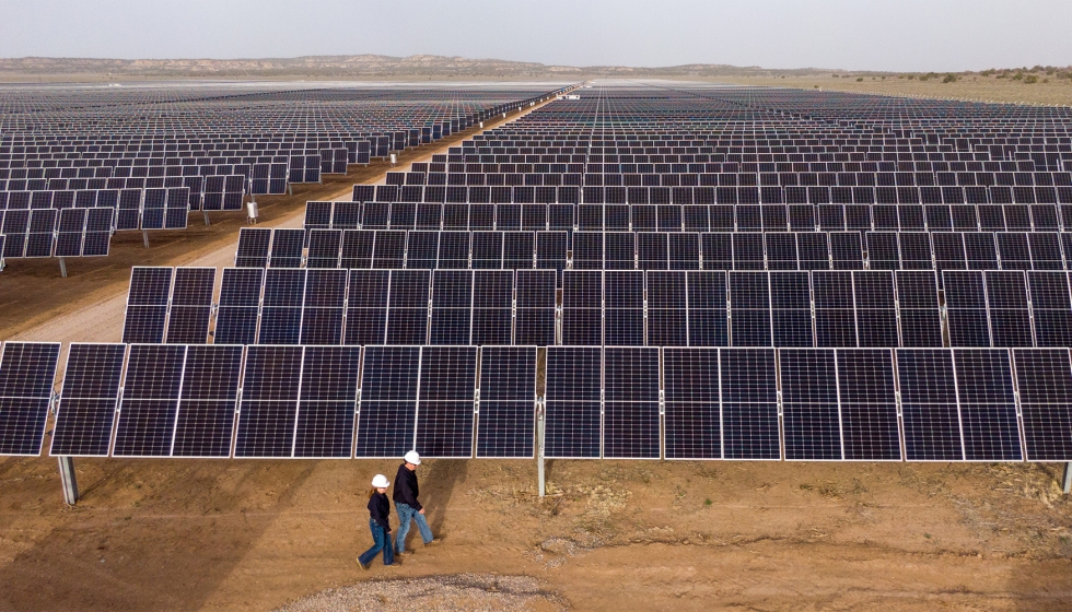 Complejo solar de Jicarilla en el condado de R�o Arriba, Nuevo M�xico. Fuente: Repsol