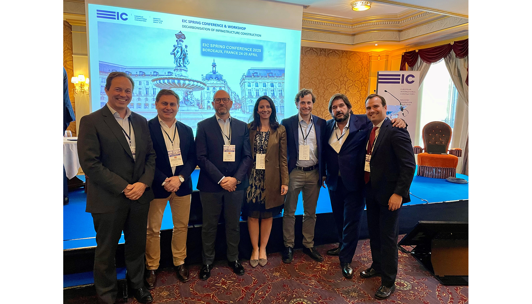 Delegaci�n espa�ol en la asamblea de EIC