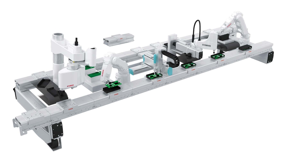 El sistema de transferencia lineal LCMR200 admite el montaje manual o automatizado y permite el funcionamiento directamente en los transportadores... El sistema de transferencia lineal LCMR200 admite el montaje manual o automatizado y permite el funcionamiento directamente en los transportadores...
