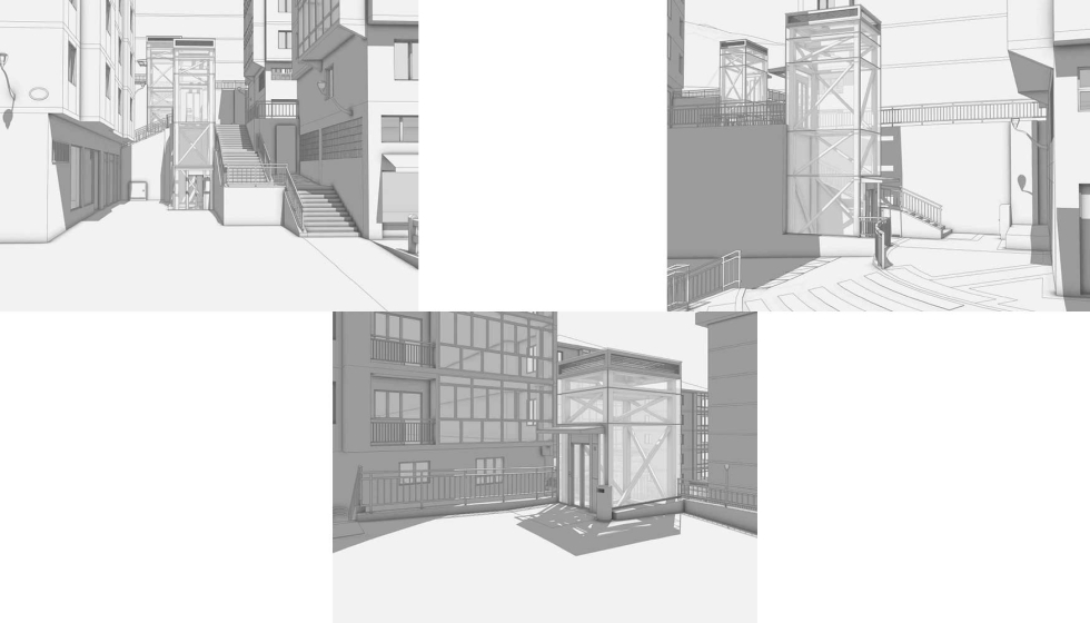 Los tres nuevos elementos mec�nicos proyectados en Zurbaranbarri contribuir�n a aliviar las pronunciadas rampas en un barrio con una accesibilidad...