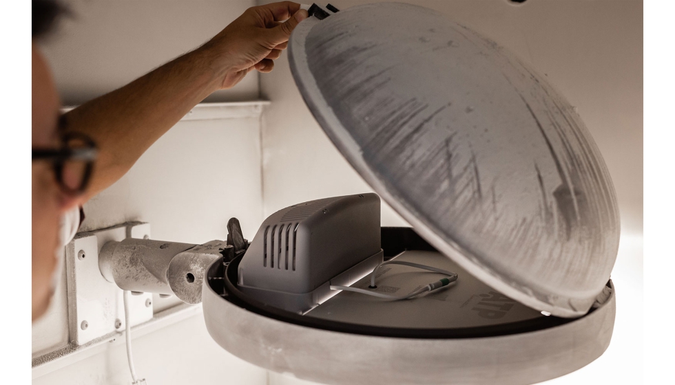 Resultado tras ensayo de nube de polvo en movimiento continuo...