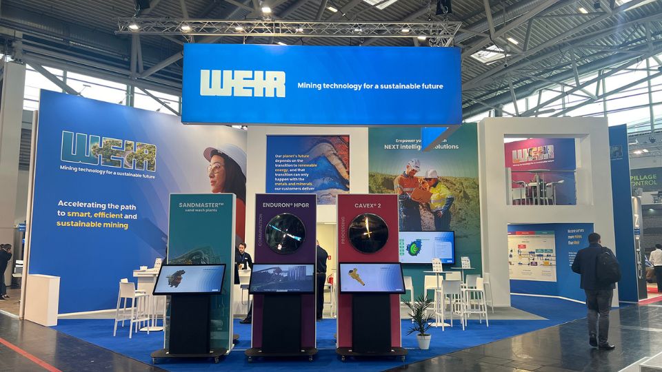 Stand da Weir Minerals na Bauma