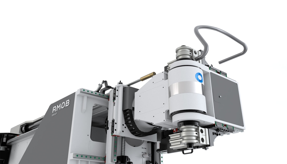 A mquina de curvar tubo totalmente eltrica a eMOB 63 2 Bend vai estar em exibio no stand da AMOB