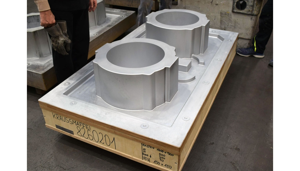 A mquina powerPrint, da Krauss Maffei pode ser utilizada, por exemplo, para produzir pr-moldes de fundio injetada