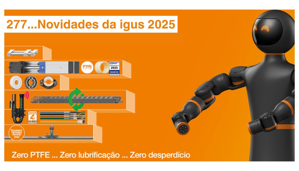 A igus prepara-se para apresentar na EMAF um total de 277 novidades