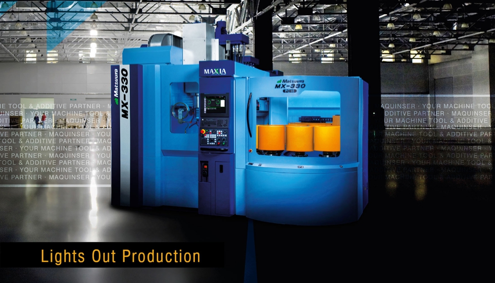 Centro de maquinagem de 5 eixos multipalete Matsuura MX330 PC10