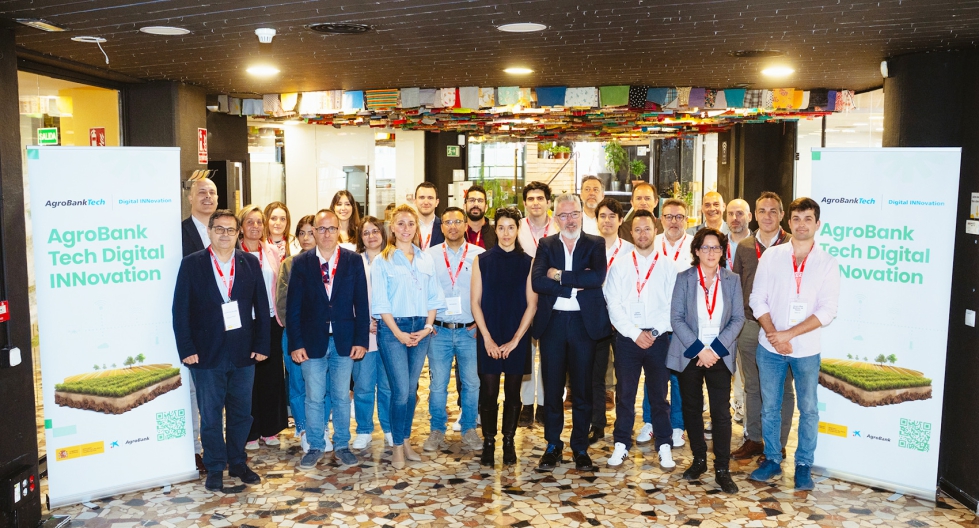 Las start-ups ganadoras, durante la sesi�n que ha dado comienzo al programa