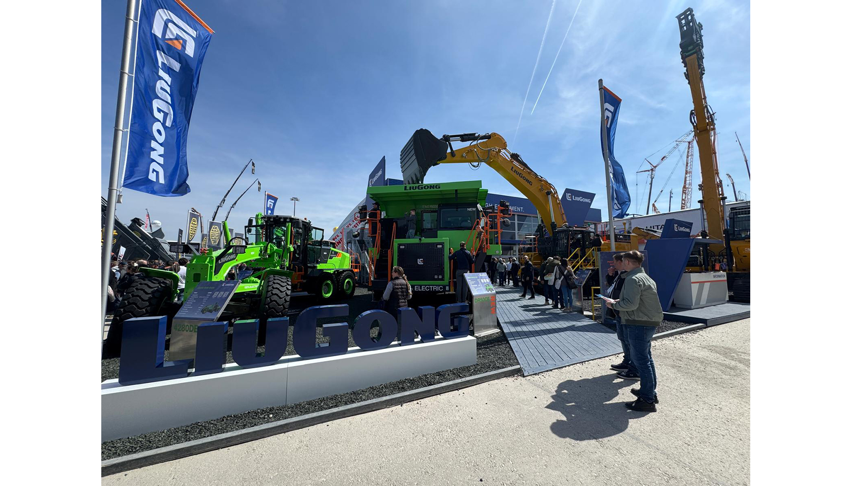 Stand de LiuGong en Bauma