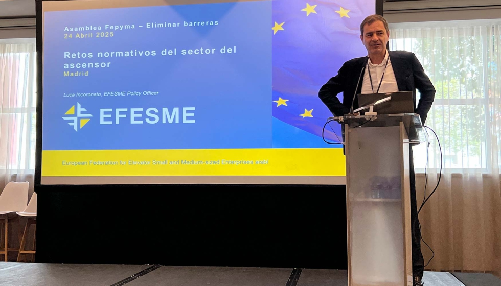 Con motivo de la celebraci�n del 20 aniversario de Efesme intervino Luca Incoronato...