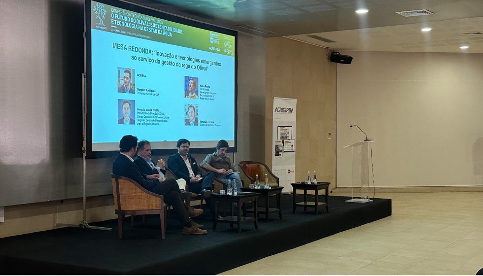 Um painel de especialistas tecnolgicos e empresariais analisou a Inovao e tecnologias emergentes ao servio da gesto da rega do Olival na...