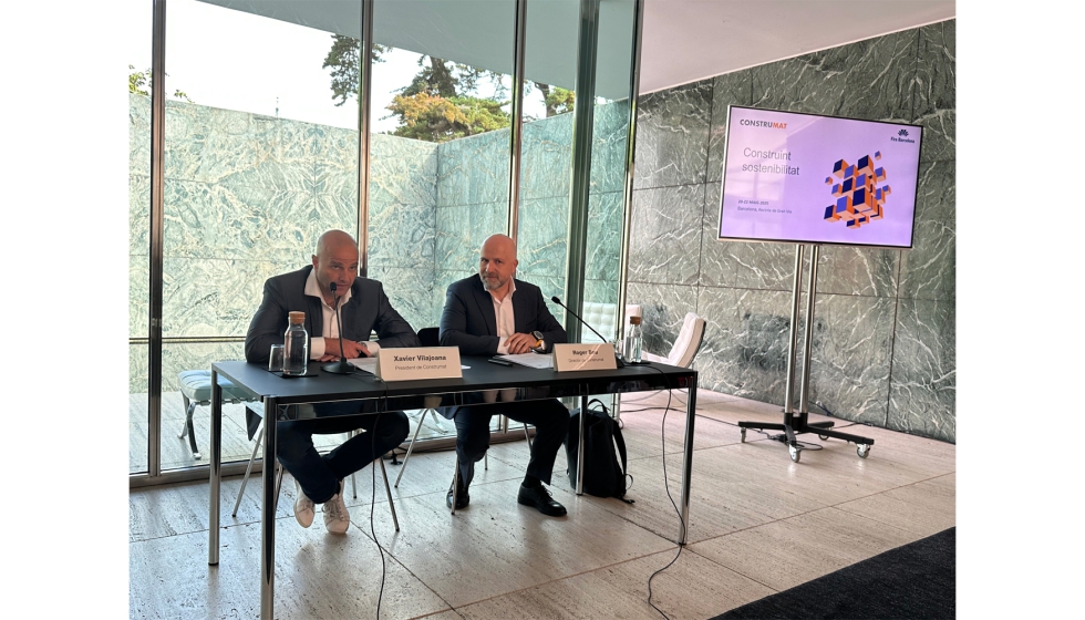 Xavier Vilaplana e Roger Bou, presidente e diretor, respetivamente, da Construmat
