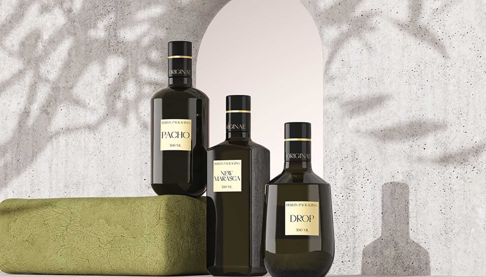 Nueva coleccin de botellas de vidrio Originae