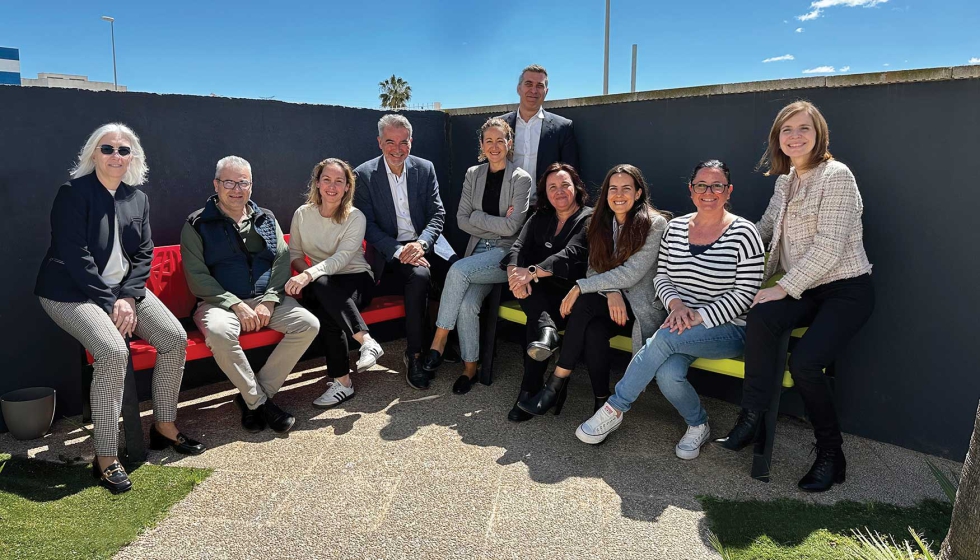 Equipo directivo BdB con Jos Dur en el centro