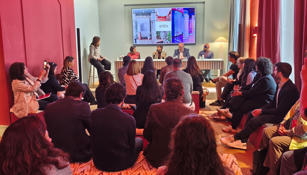 Representantes de marcas y centros tecnolgicos en la mesa redonda sobre materiales innovadores y sostenibles dentro Casa Decor...