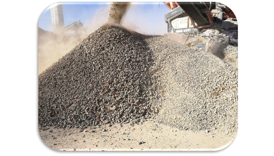 El proyecto VALDESC promueve entre otros objetivos, el uso de �ridos reciclados procedentes de RCDs en nuevas obras y proyectos de urbanizaci�n...