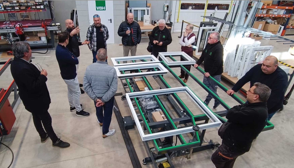 Un instante de la jornada de formacin del VBH Training Workshop impartida a Aluminios MARTON