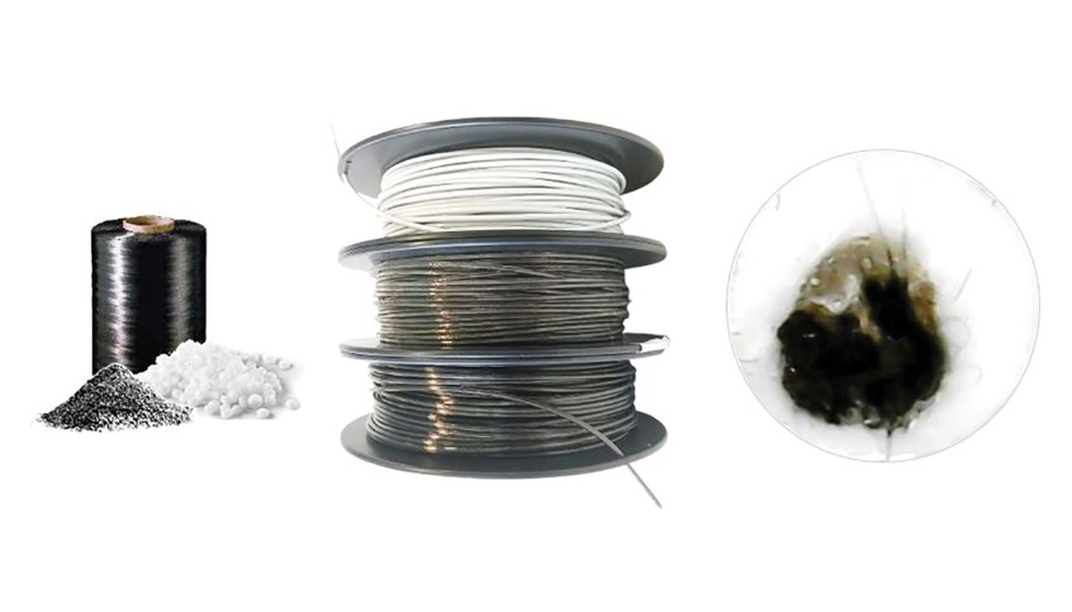Figura 3: Filamento 3D ign�fugo reforzado con fibra continua