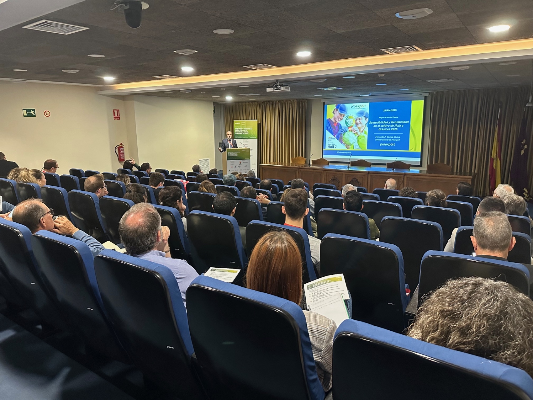 El director general de Proexport, Fernando P. Gmez, durante su intervencin en el evento