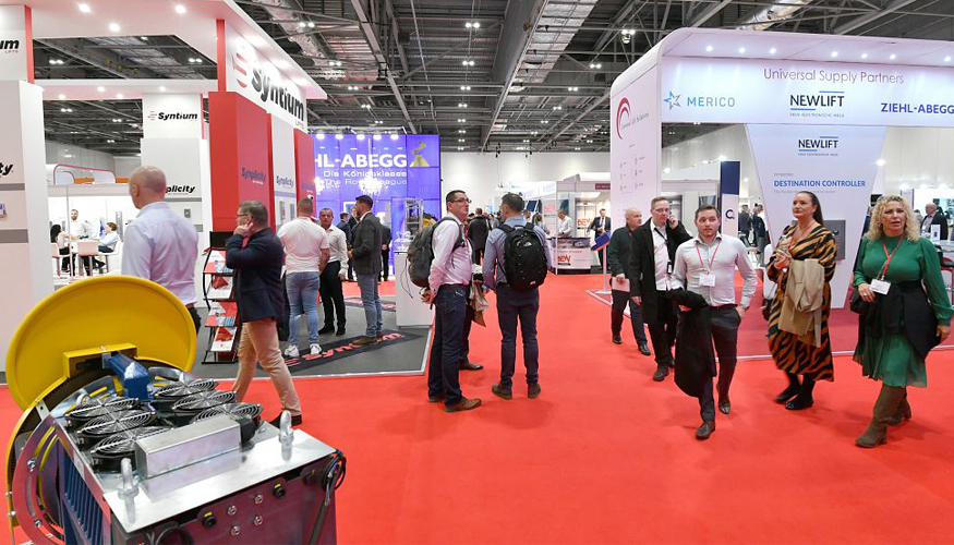 Un momento de la edici�n de 2022 de Liftex, que tiene lugar cada tres a�os en Londres