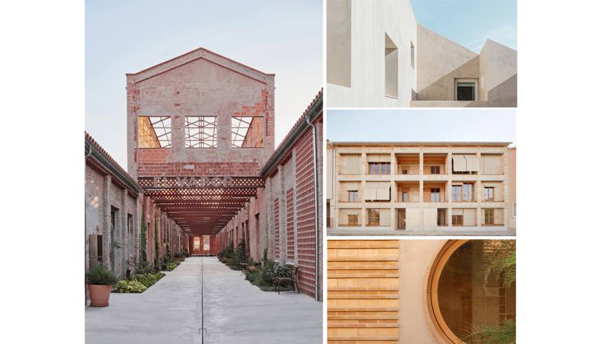 Imagen de algunas de las propuestas finalistas de los Arquin-FAD 2025