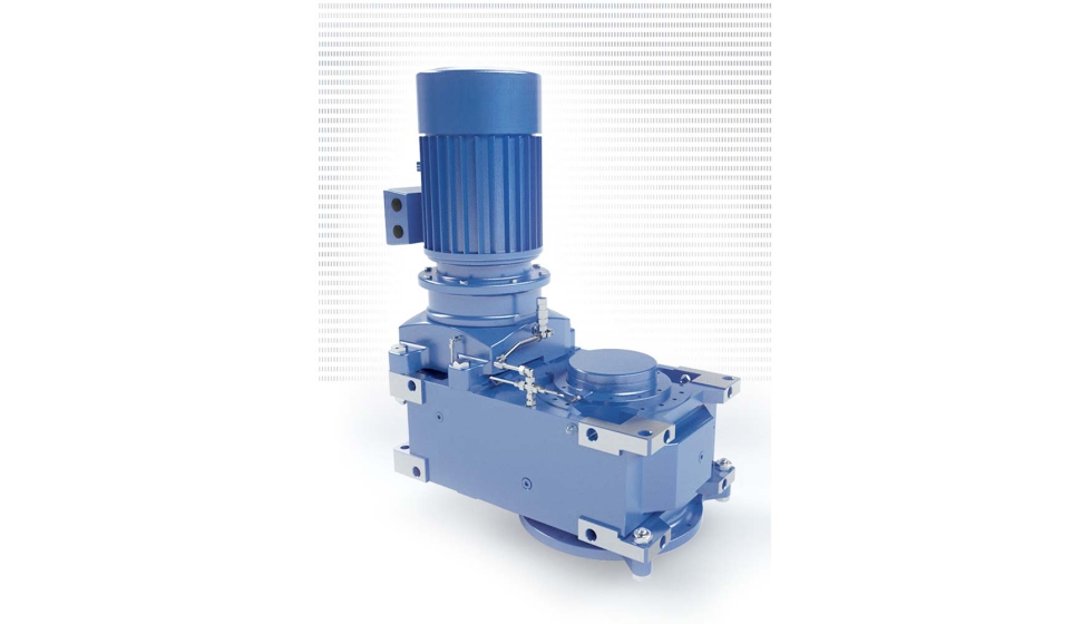 Adaptador Safomi-IEC para reductores industriales Maxxdrive de Nord Drivesystems combinado con un motor de accionamiento...