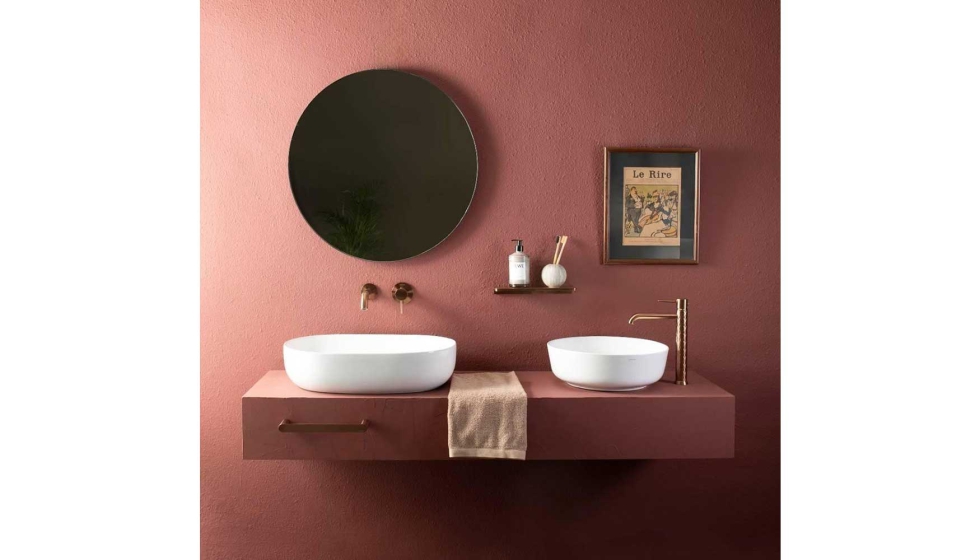 Lavabos exentos, ovalado y circular, la colecci�n Kendra de Solerbath