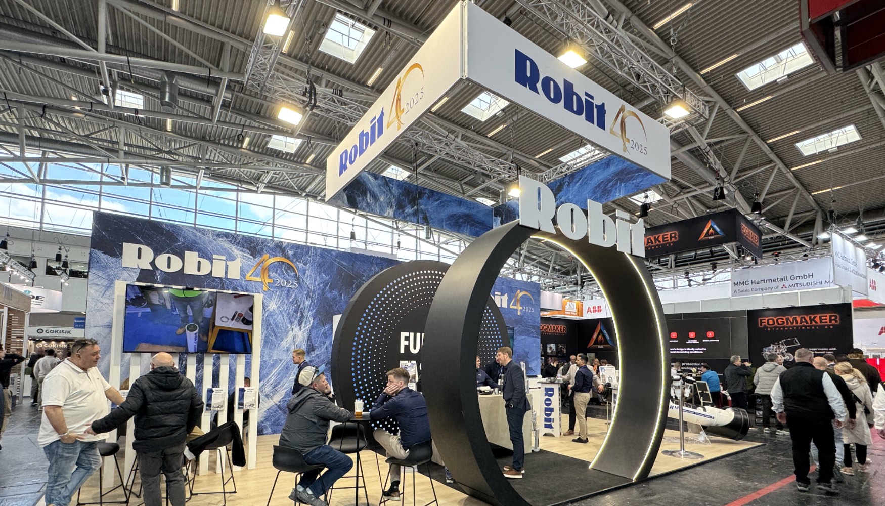 Stand de Robit en Bauma 2025