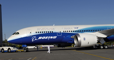 The B787 Dreamliner will bend the number of units produced until 2014...
