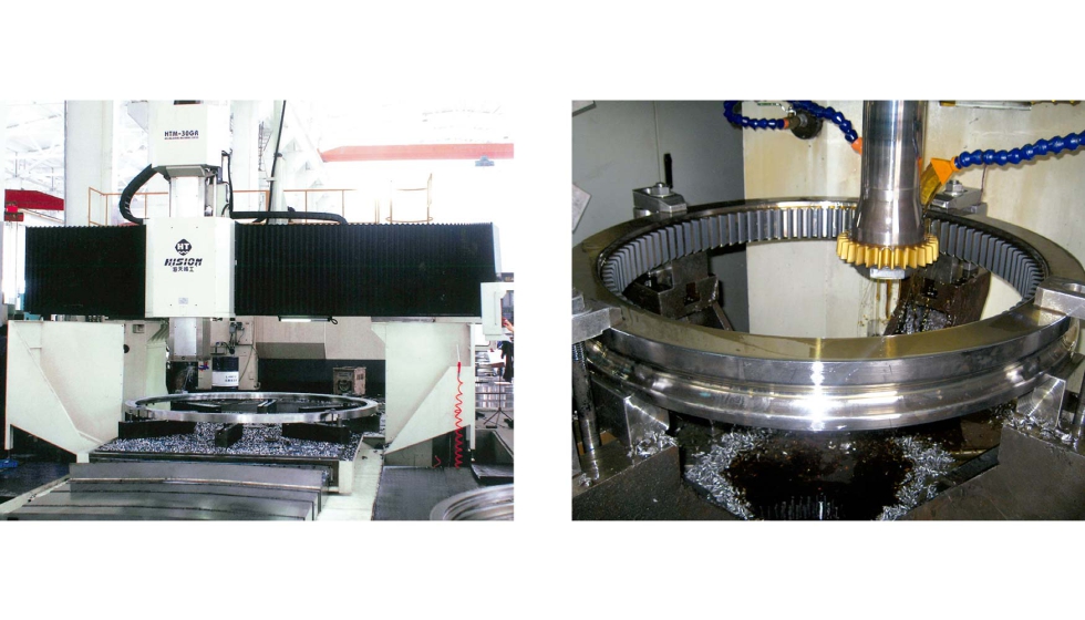 Produccin de coronas de giro de ISB Ibrica