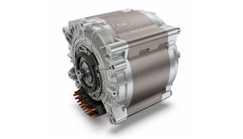 Motor elctrico de alto rendimiento, de diseo compacto y refrigerado por aceite, para aplicaciones de gran tonelaje...