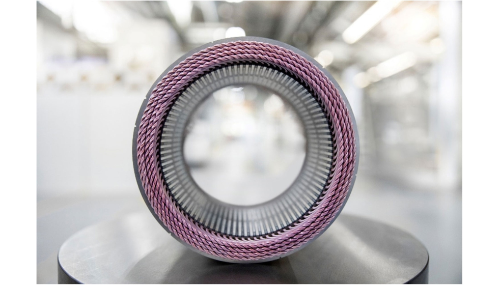 La tecnologa de devanados ondulados y una produccin altamente automatizada permiten fabricar motores elctricos de alta eficiencia con una...