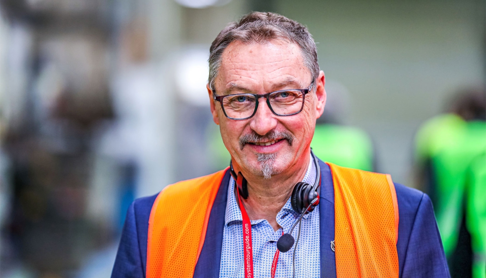 Stephan Berz, presidente de ISTMA Europe (International Special Tooling and Machining Association). Foto: Messe Stuttgart...