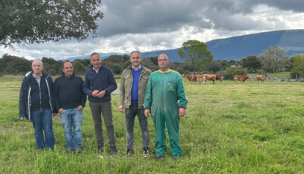 Visita de Rub�n Serrano...