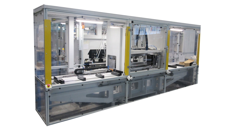 Esta m�quina desarrollada por AGME a medida integra una estructura de acero soldado...