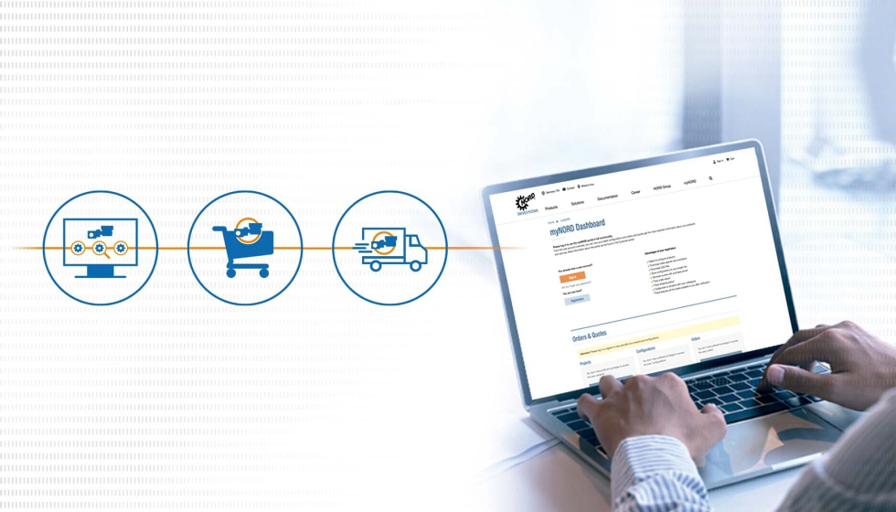 Gracias a sus funciones avanzadas, el nuevo portal para clientes MyNord facilita la configuraci�n y los pedidos de tecnolog�a de accionamiento...