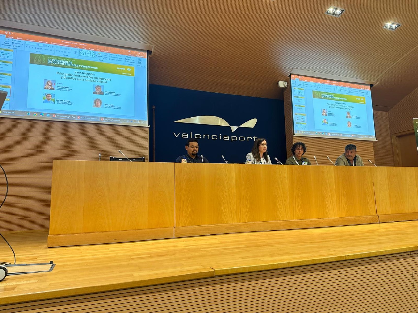 Mesa redonda moderada por Sherezade Paterna, directora tcnica de Trops...