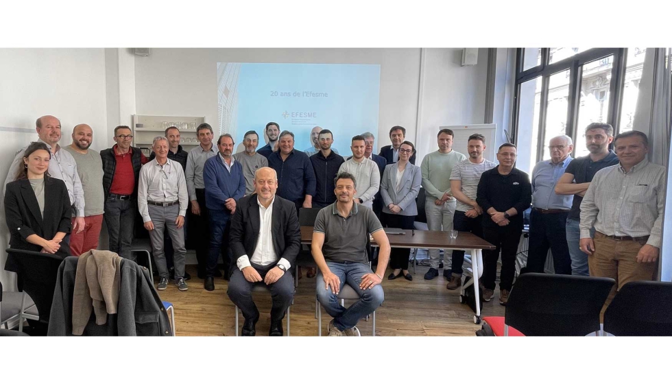 Foto de grupo del evento de Efesme en Par�s, en colaboraci�n con Anpa